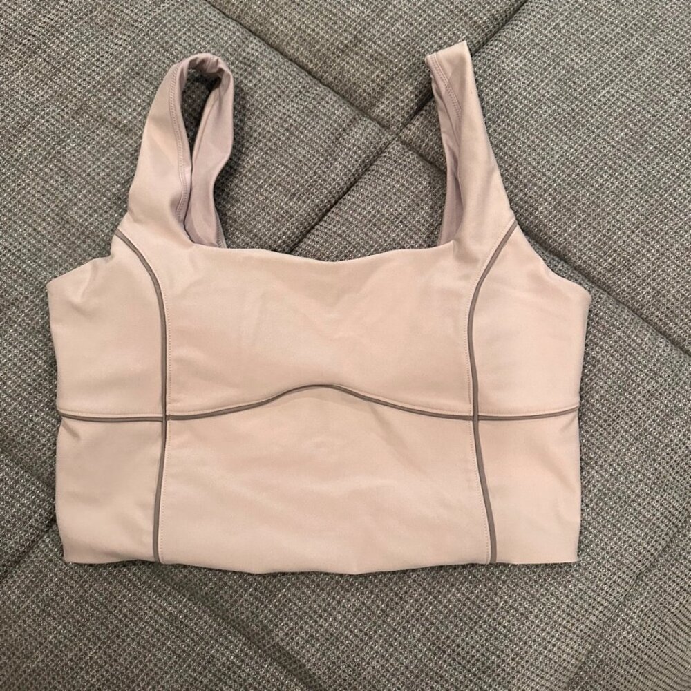 Abercrombie YPB SculptLUX square neck slim tank